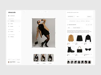Fashion Tech Startup Dashboard ai agent ai dashboard ai design ai fashion ai platform ai startup apparel website clothing website dashboard design digital fashion e commerce ecommerce ecommerce startup fashion fashion dashboard fashion tech fashion technology fashion website saas womens wear