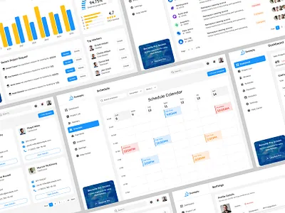 Cleaning Service Management Dashboard app design cleaning service dashboard figma design management dashboard portal design saas design saas kit software ui design ui ux web app web app design web portal ui