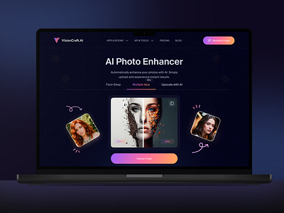 Transform Your Photos Instantly with AI landing page ai assistant clothing brand app clothing ecommerce clothing graphic clothing website creative mobile ap fashion fashion animation fashion app fashion branding fashion landing page fashion logo fashion website landing landing page design landing page ui luxury fashion logo stylist logo wardrobe app wardrobe planner
