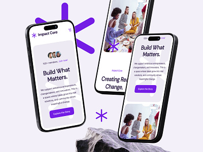 Mobile views. Hero section design hero hero section mobile mobile design mobile website responsive responsive website ui ui design ux ux design web design webdesign website
