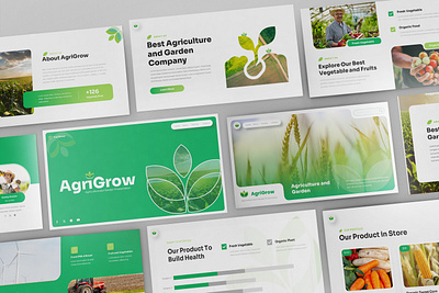 Agriculture and Garden Presentation Template water conservation