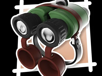Binoculars - MagicaCSG 3d 3dmodeling hard surface illustration magicacsg