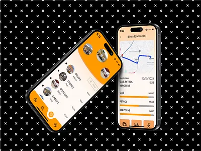 FSTA - Smart Fuel Tracking & Station Management App case study design figma mobile app design ui uiux ux