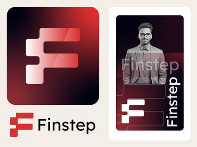 Finstep Tech Logo agency logo branding f logo finstep logo letter f logo letter mark lettering logo logo designer logo inspiration science tech tech logo technology typography logo unique