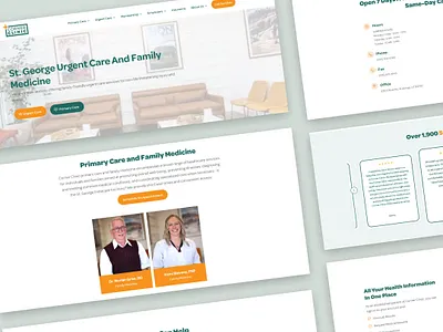 Corner clinic Healthcare Webflow Website with Responsive Layout! animation illustration landing page uiux web design webflow