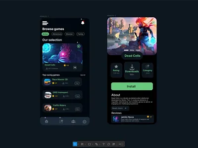 gameing app uiux branding chanukawasundara design dribbble figma illustration ui uiux ux xd
