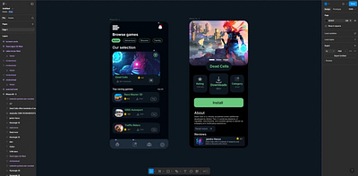 gameing app uiux branding chanukawasundara design dribbble figma illustration ui uiux ux xd