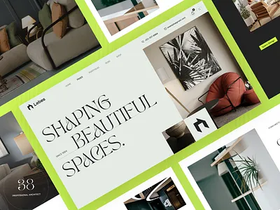 Lebes Interior Web Design apps design branding design figma graphic design interiordesign landing landing page services softcrafty ui uin ux design webdesign website design