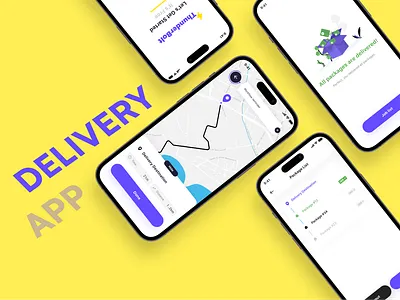 Delivery App app delivery design traking ui uiux ux