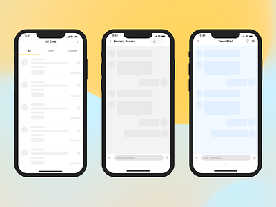 Omnichannel Chatting App (Loading) app chating design ui ux