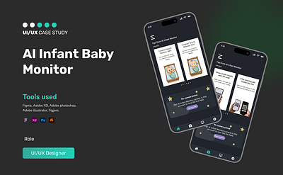 Baby Monitor App UI/UX Case Study app design baby monitor app baby monitor app uiux case study case study mobile app ui uiux web design