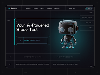 Your AI-Powered Study Tool a ai chat app branding design figma graphic design ui uiux ux