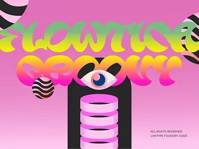 Flowtica - Groovy Bold Font blast font