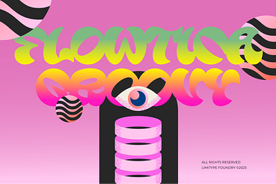 Flowtica - Groovy Bold Font blast font