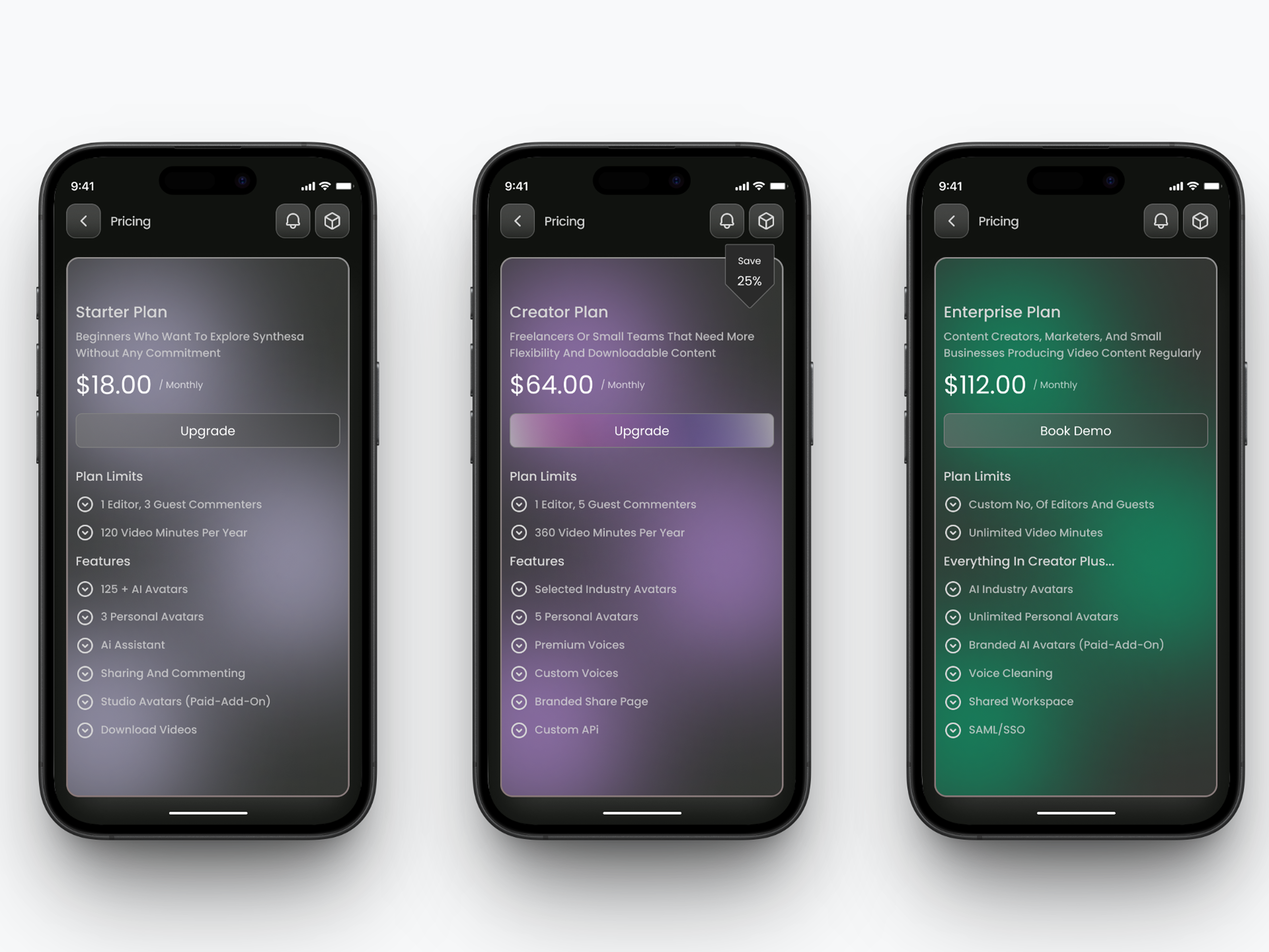Example of Minimal UI/UX For Apps