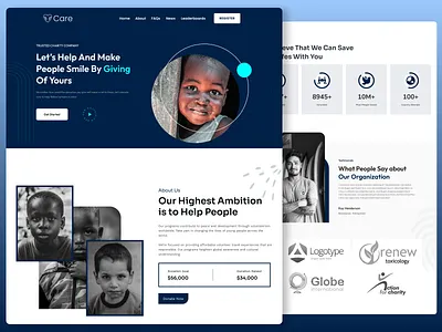 Nonprofit Website Design- Webyking ui website development