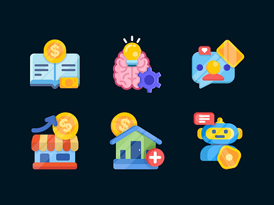 Custom Icon Design for Edtech Platform branding clean icon design creative iconography custom icon design design e learning icons edtech icons education platform education website icons flat icon set illustration learning app design logo minimal icon set modern ui icons student dashboard icons uiux icon design vector vector icons web icons pack