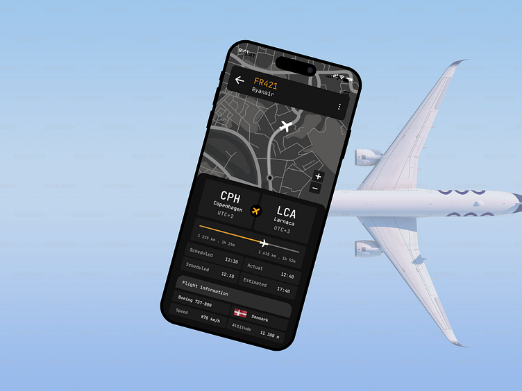 Flight Tracking Mobile App UI Design by Haroon malik on Dribbble