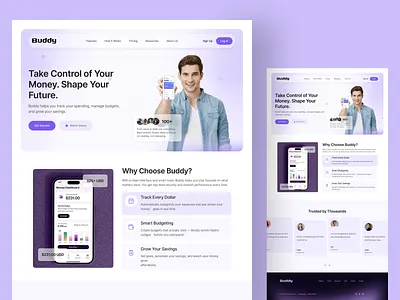 Fintech Website Ui Design