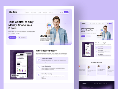 Fintech Website Ui Design
