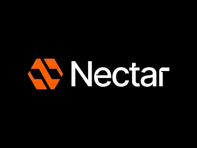 Nectar Ventures - Unselected design. agent agents ai branding hexagon logo n letter robotic venture