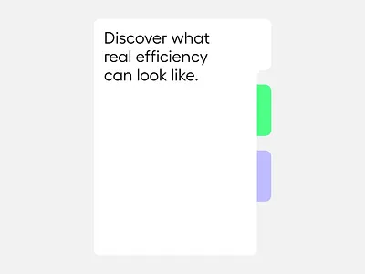 Efficiency Card UI card card ui concept efficiency card graphic design minimalism minimalistic design modern productivity productivity concept simple sleek typography ui ui design user interface