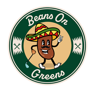 Beans On Greens Logo branding graphic design logo