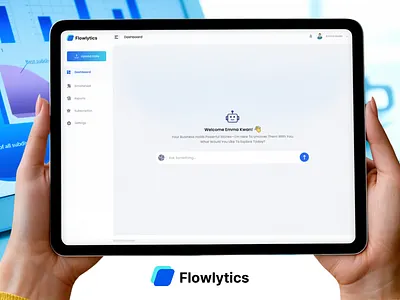Flowlytics - Web app design analytics business ipad user interface web app