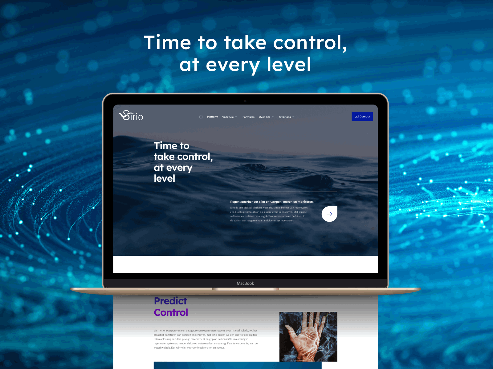 Water management belgium branding brussels chemical graphic design responsive technology water