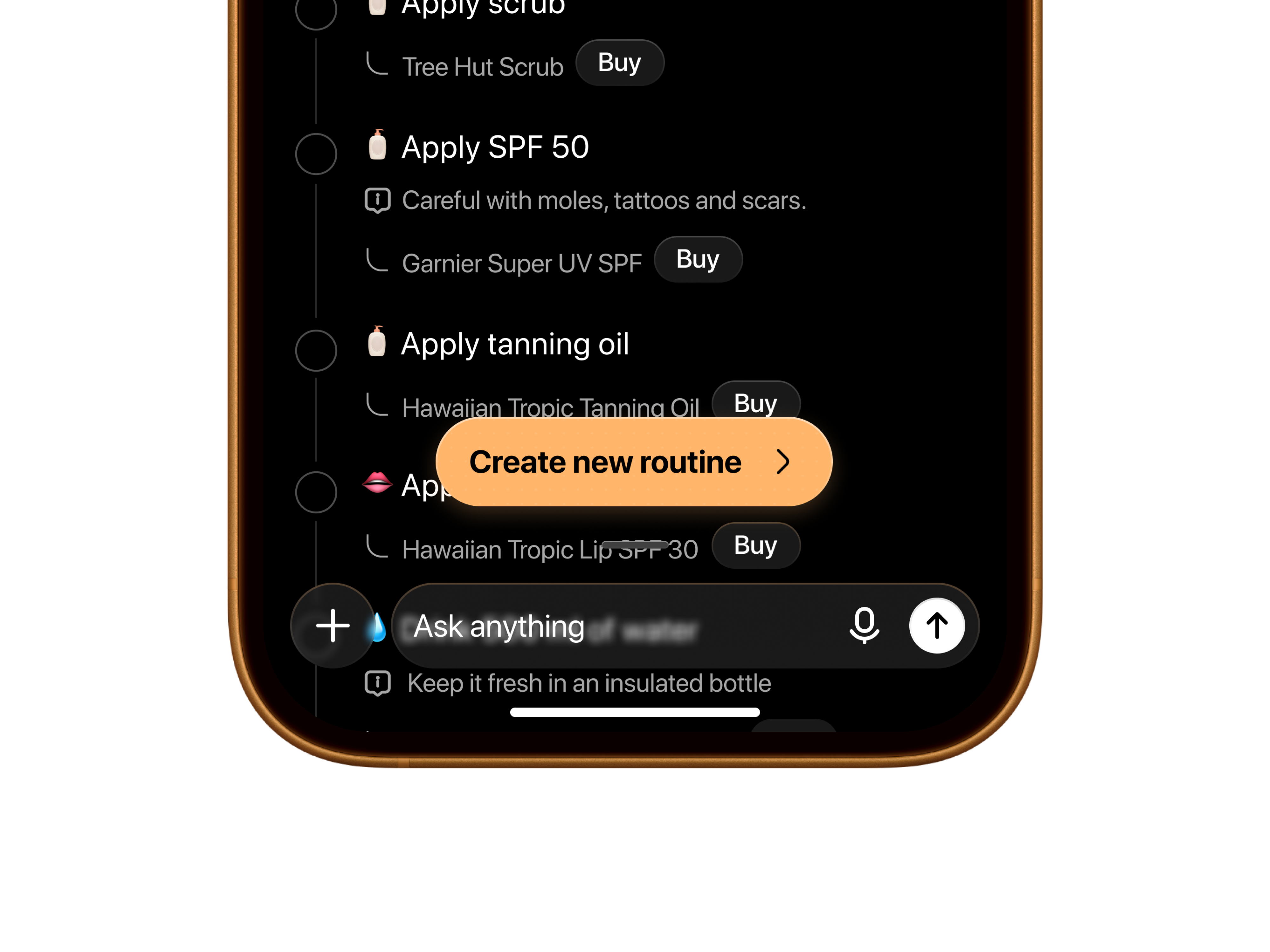 Liquid Glass Chatbot Component - Tan AI branding design glass glassmorphism liquid liquid glass mockup ui uidesign uiux
