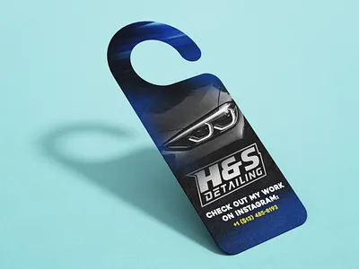 Auto detailing door hanger design advertisingdesign autodetailing car washing cardetailing creativedesign designinspiration detailing door hanger digital flyer doorhangerdesign graphic design printdesign printmarketing