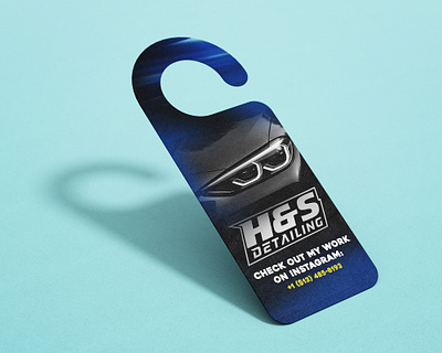 Auto detailing door hanger design advertisingdesign autodetailing car washing cardetailing creativedesign designinspiration detailing door hanger digital flyer doorhangerdesign graphic design printdesign printmarketing