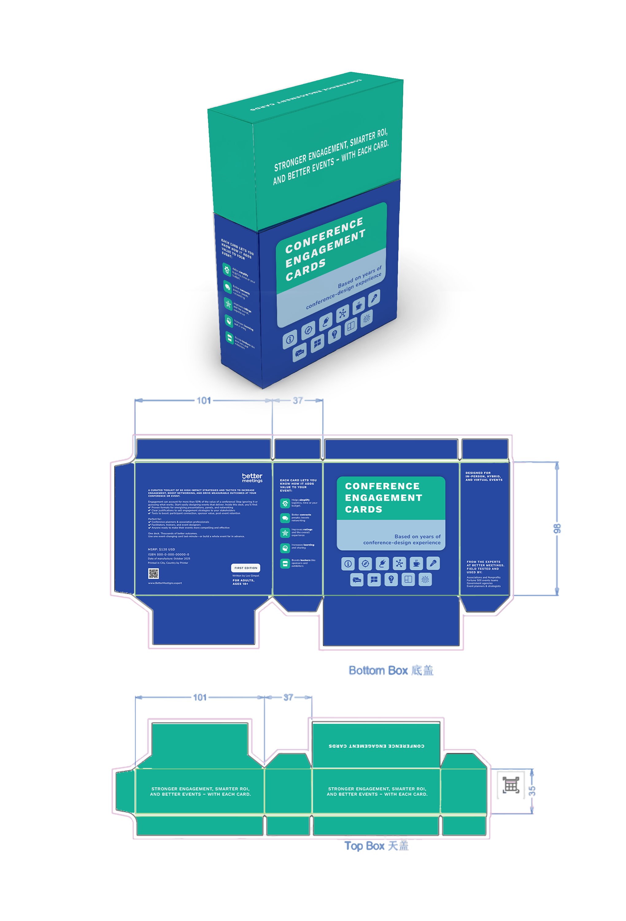 Conference Engagement Cards – Packaging Design book design box design packaging design ui yearbook