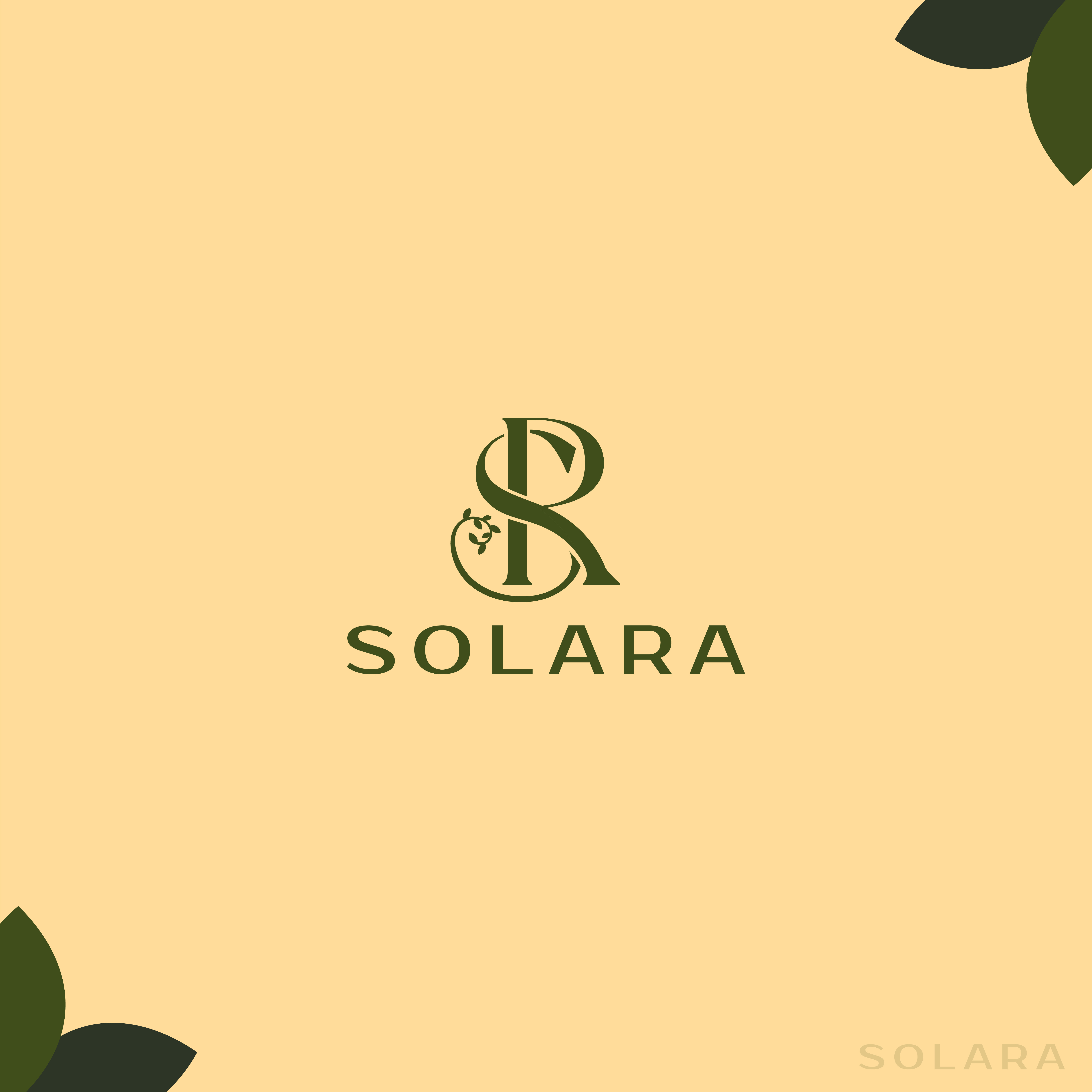 Creative Monogram for Skincare brand beauty brand brand style guide branding concept gradients graphic design green logo logo design logo identity monogram natural organic skincare skincare brand yellow color