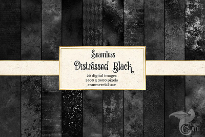 Distressed Black Textures black textures digital paper distressed black textures distressed textures grunge backgrounds grunge textures seamless black weathered textures