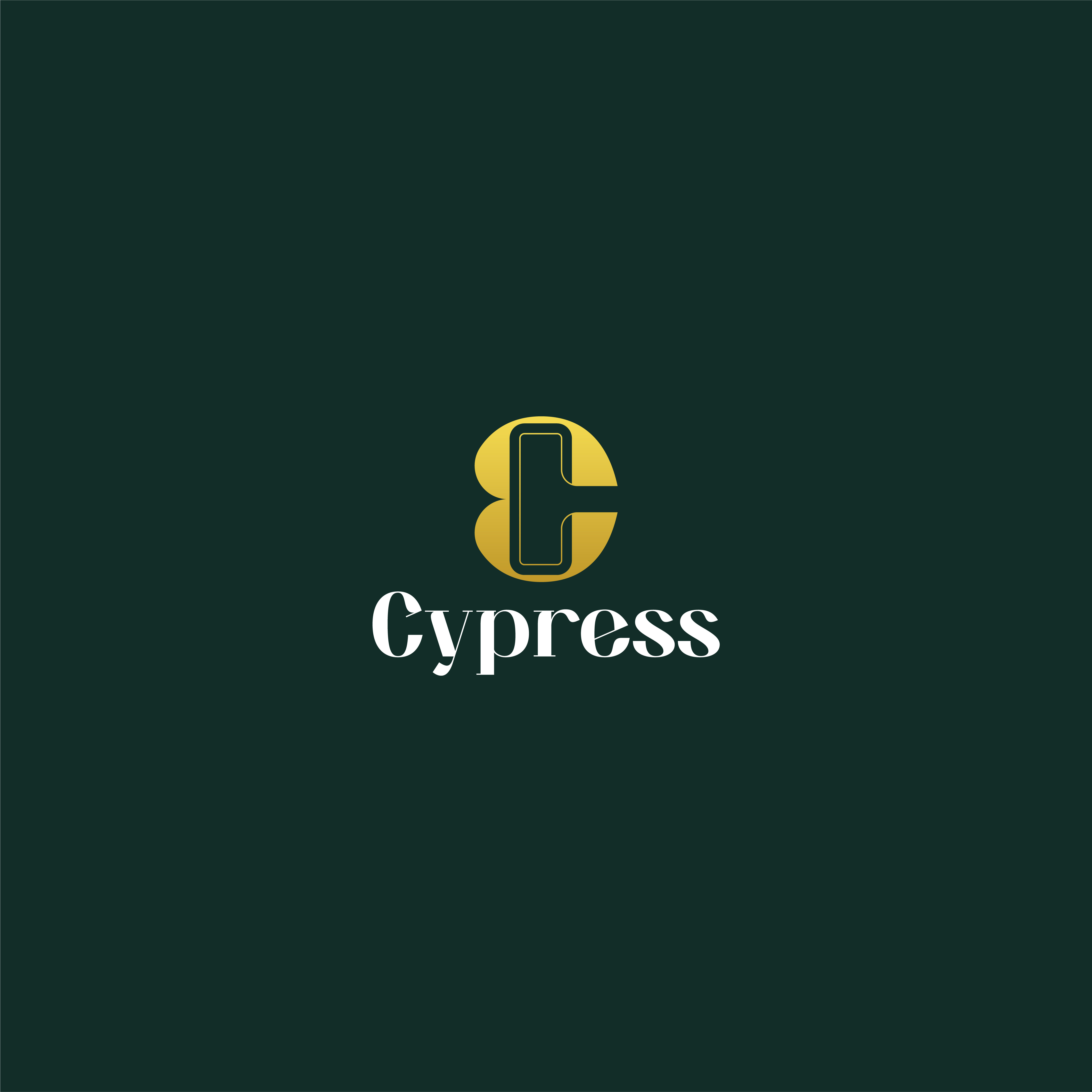 Cypress - Modern Real estate branding architectural brand identity brand style guide branding creative graphic design letter c logo logo logo design modern modern typography monogram c professional property real estate real estate brand text logo