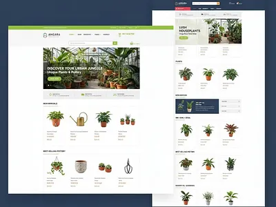 Shopify Design for Houseplants & Pottery cro figma design graphic design product page shopify shopify design web design