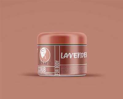 Veloura complete packaging & label design beauty body branding design graphic design label logo mockup packaging scrub women
