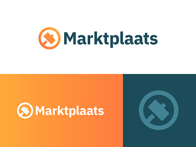 Marktplaats - Logo Design auction brand identity branding creative logo dutch dutch design for sale hammer jeroen van eerden lettermark logo market marktplaats minimal logo modern logo sell sign typography visual identity