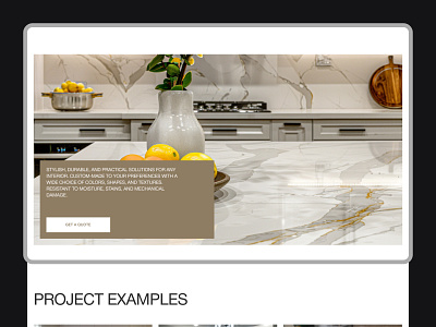 Website Design for Stone Supplier design digitalstudio ecommercewebsite figmadesign illustration interiordesign landingpage minimaldesign stonedesign ui uidesign ux uxdesign webdesign websiteconcept