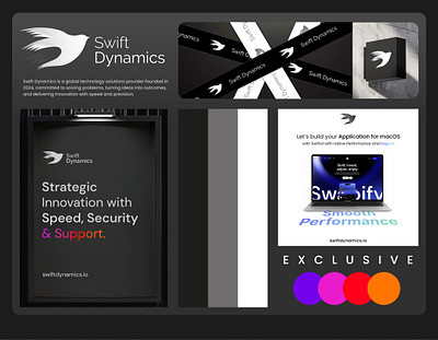 Swift Dynamics | Modern Logo & Brand Identity Design brand identity brand logo design branding design business logo design clean logo design company logo corporate identity creative logo design futuristic logo global brand identity innovative logo design logo design minimal logo modern brand identity professional branding startup branding tech company branding technology branding technology logo