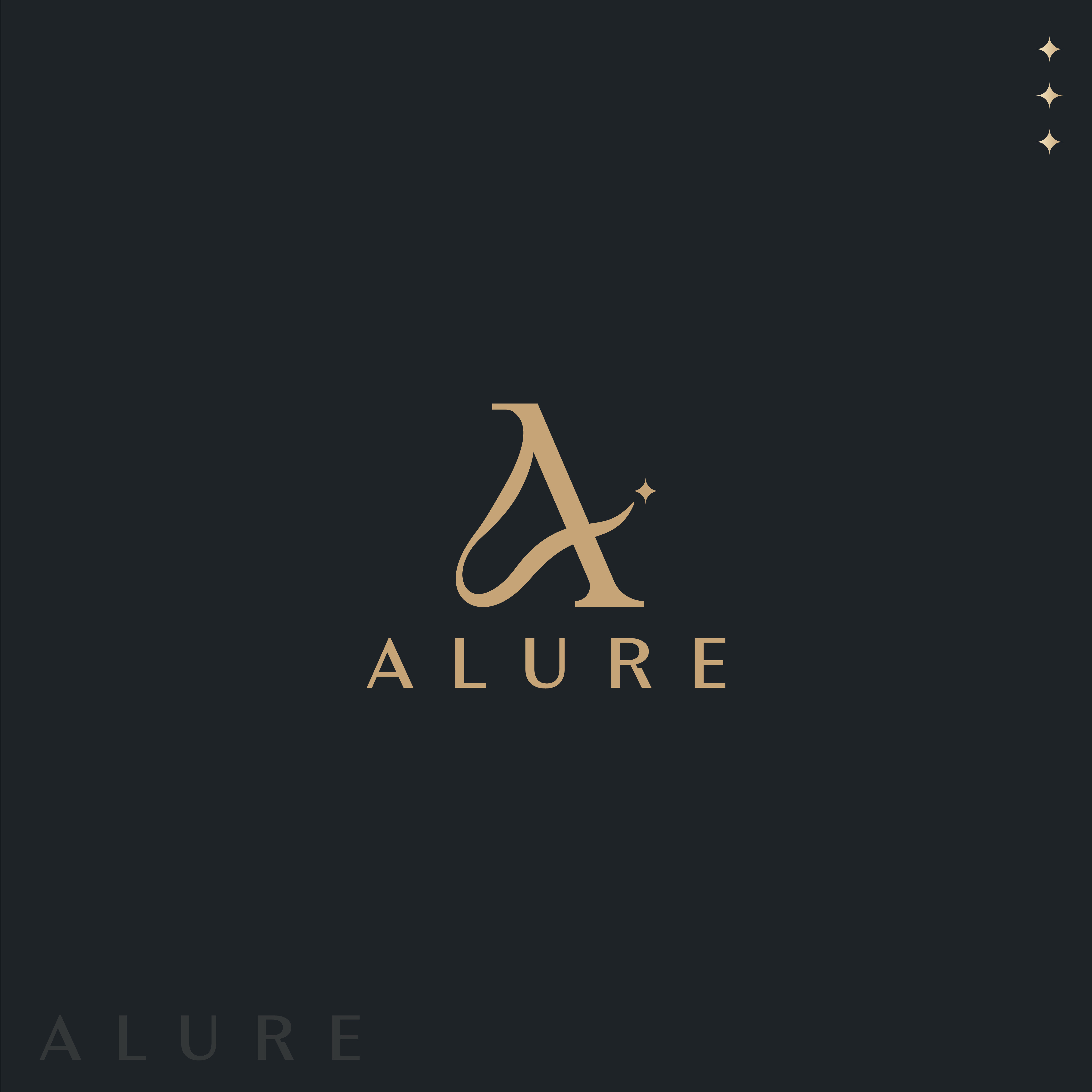 Alure - Unique Wellness Logo & Branding alure brand style guide branding creative identity logo logo design luxury wellness modern modern typography organic premium soothing color spa spa brand unique wellness wellness logo