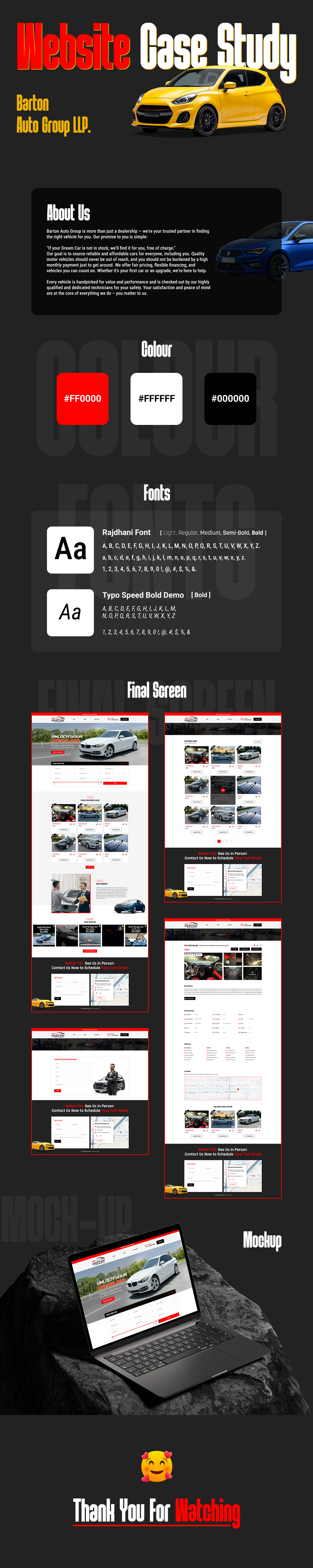 Example of Website Design & Development