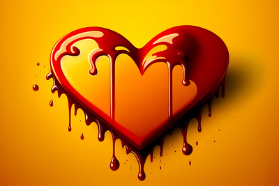 Heart Shaped Sweets With Chocolate Dripping Valentine’s Day | AI ai art beautiful breathtaking candy celebration chocolate drip dripping flow gorgeous heart hearts illustration love stunning sweets valentine valentines day wallpaper