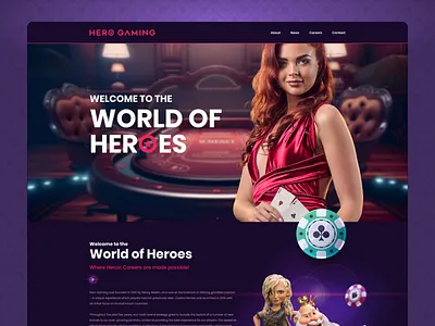 Hero Gaming bet betting casino gambling games online casino site web