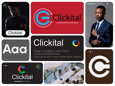 Clickital animation branding graphic design