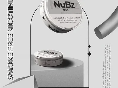 Nubz Nicotine Pouches graphic design