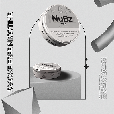 Nubz Nicotine Pouches graphic design