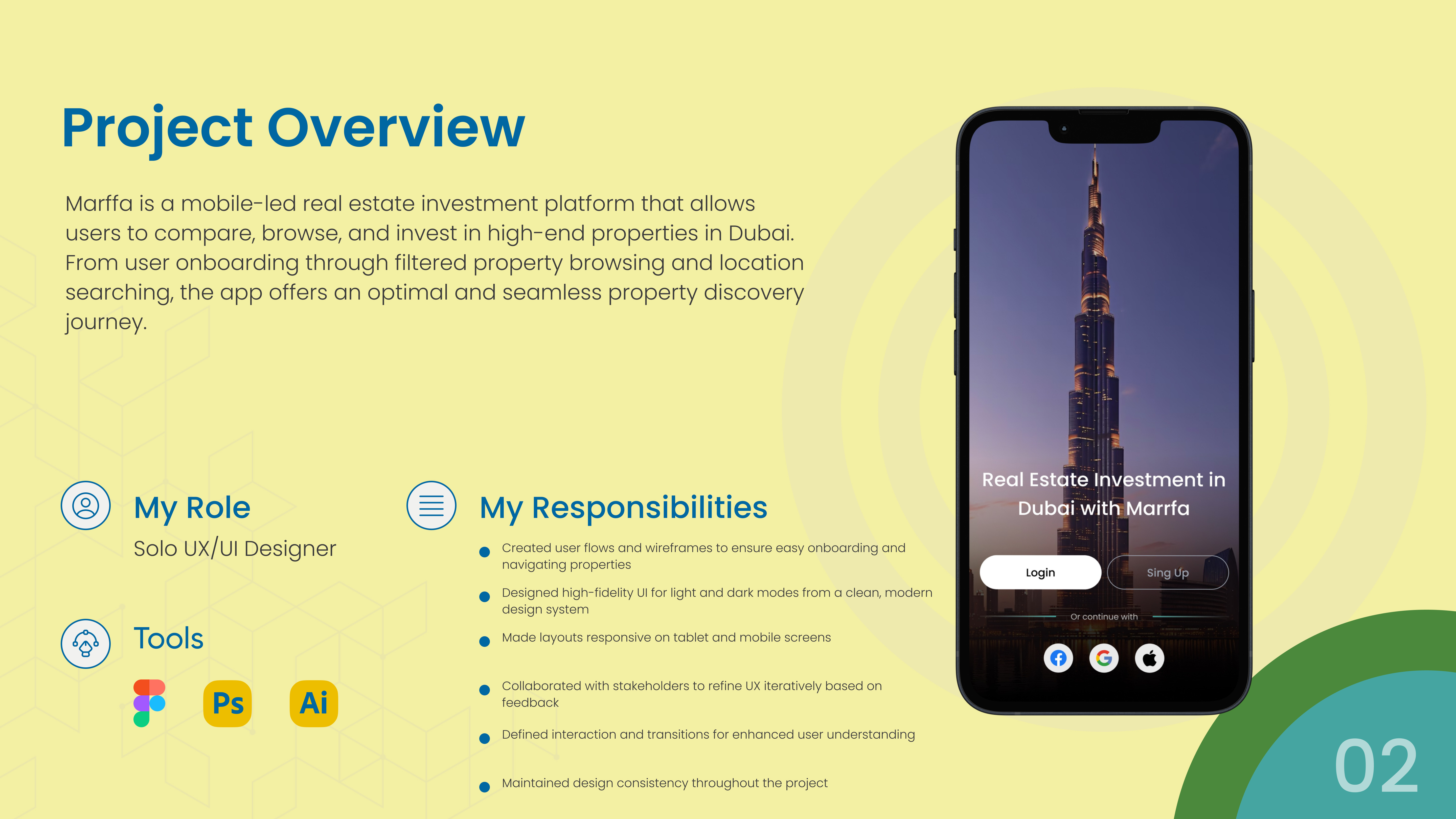 Example of Real Estate Moible App UI Design 