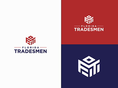 Florida Tradesman Logo Design. appicon branding brandlogo contrustionlogo cubelogo flatlogo flogo ft fticon ftlogo graphic design graphicsdesigner letterlogo logo logodesign logodesigner logomark tflogo tlogo tradesman